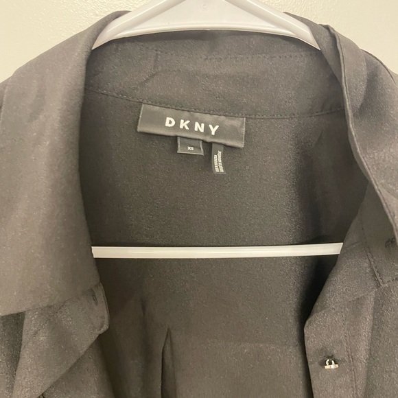 3 for $45 DKNY black button down shirt - Picture 6 of 8